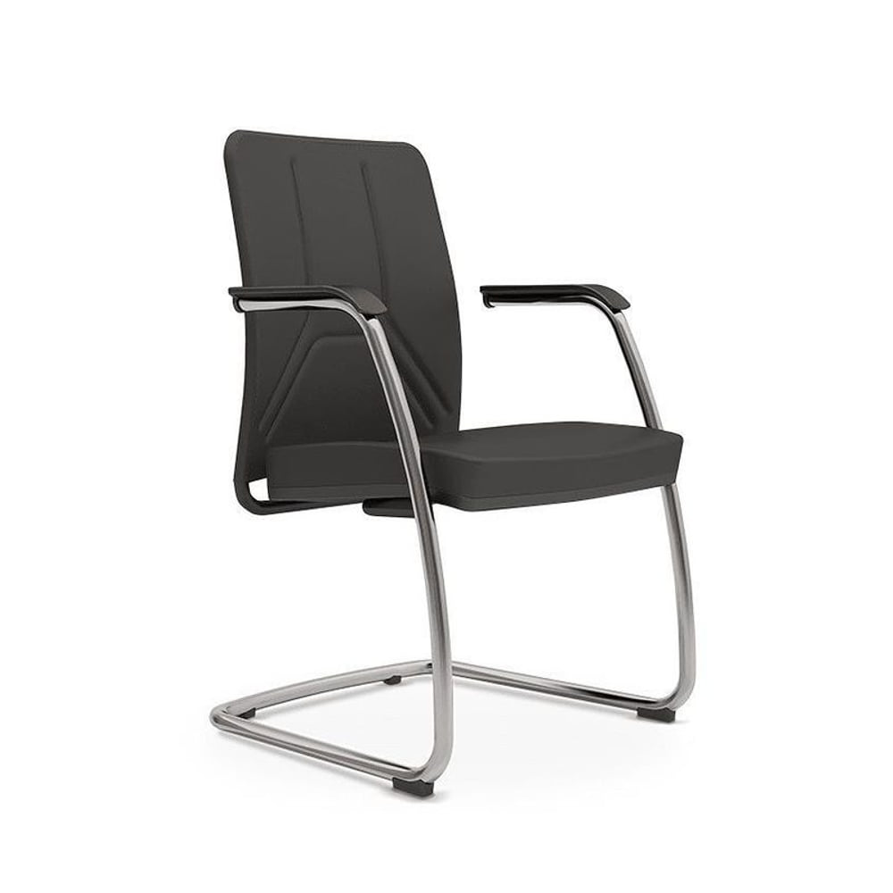 Cadeira Cavalet Interl Way Estofada Vinil Bege
