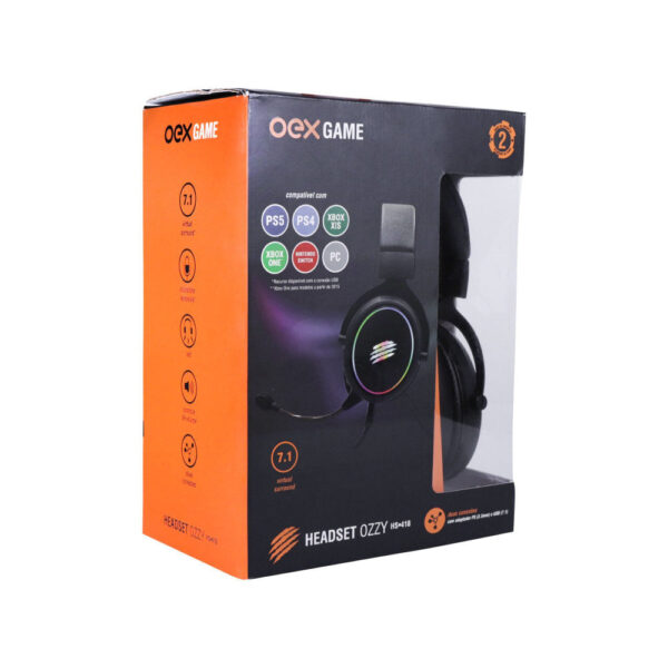 Fone de Ouvido HS418 Ozzy PR OEX
