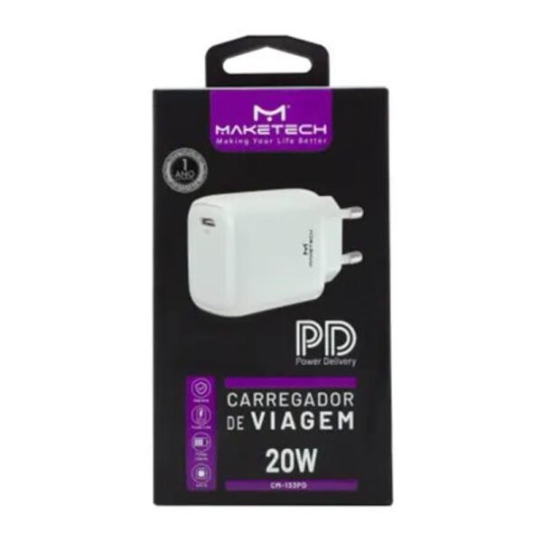 Carregador Maketech CM 133PD 20W