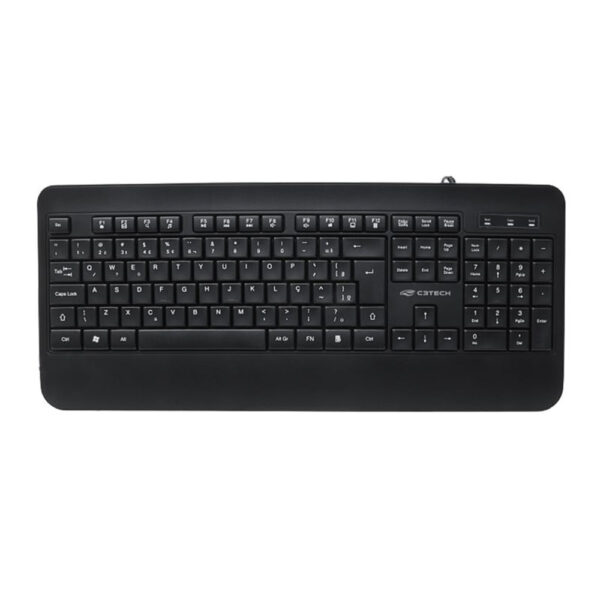 Teclado C3Tech KB M100BK Multimídia USB