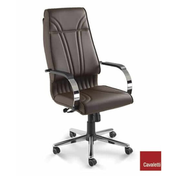 Cadeira Cavalete Presidente Master Estampada CR 20001 Preto