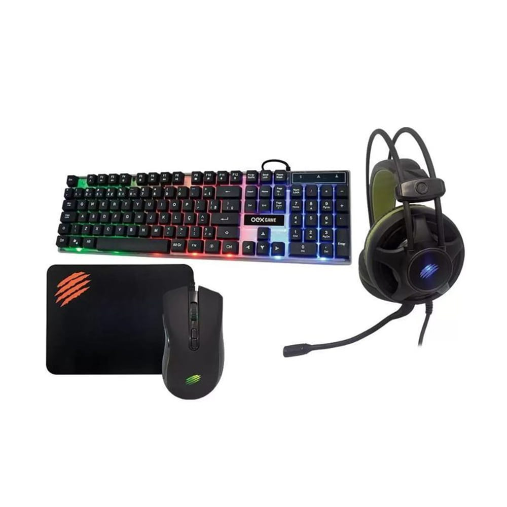 Combo OEX TM304 Teclado, Mouse e Fone Argos