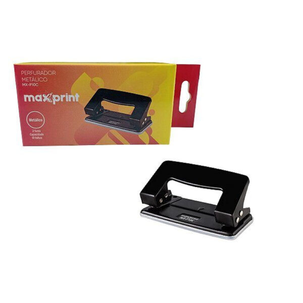 Perfurador Metálico Compacto Maxprint MX P10
