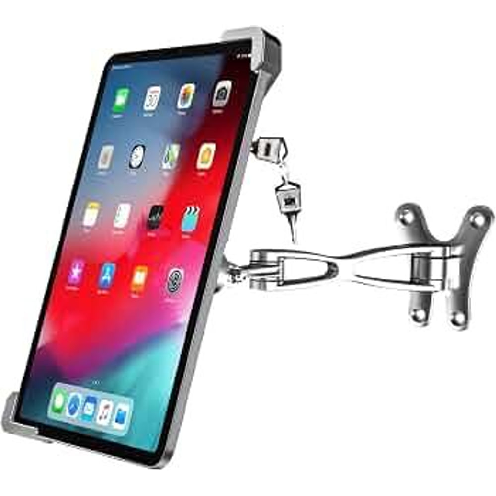 Suporte de Parede para Tablet com Trava Anti Furto