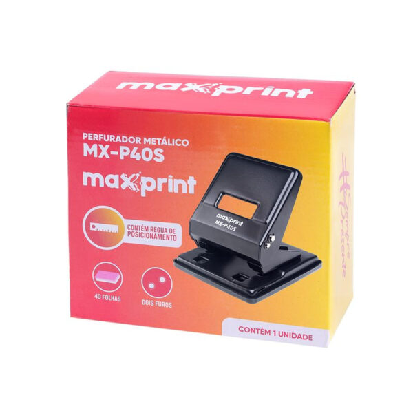 Perfurador Metálico Maxprint MX P40