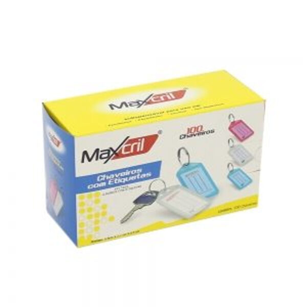 Chaveiro com Etiqueta Maxcril
