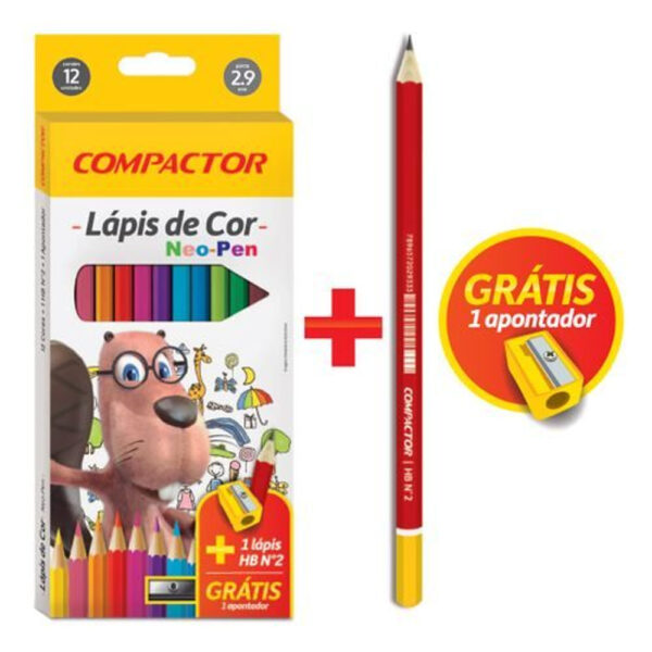 Lápis de Cor Neon Pen Madeira 2,9mm