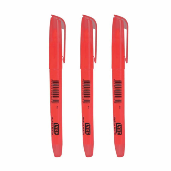 Marca Texto Lyke Vermelho