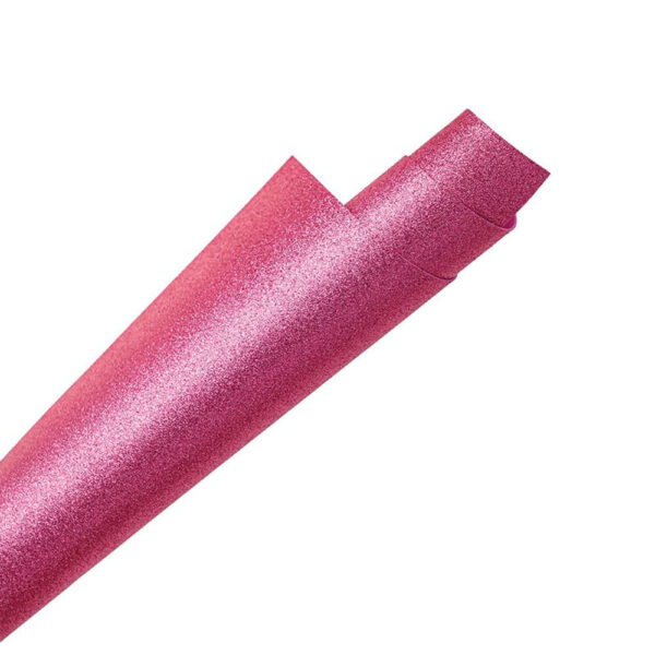 Placa EVA Glitter 40x48cm Rosa 1,8mm