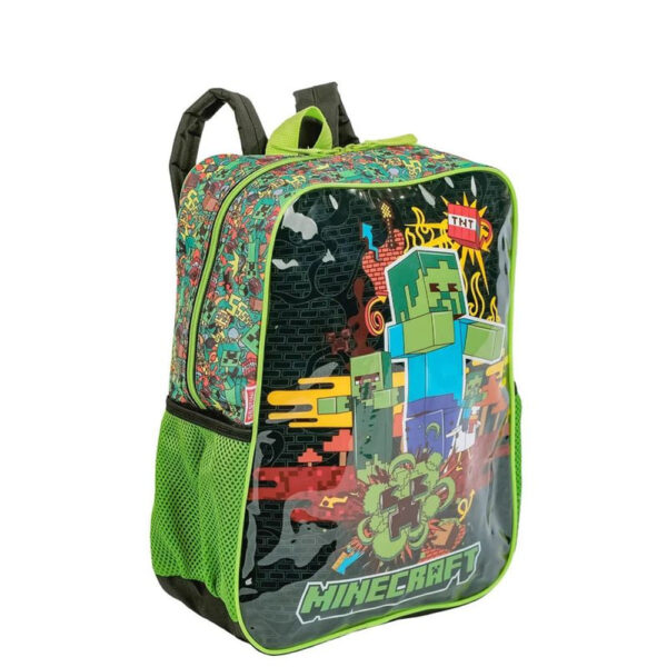 Mochila Sestini Minecraft M Fun Colorida