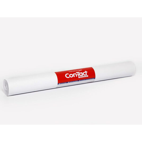 Papel Contact Plastcover 45cm x 10m Fosco Branco