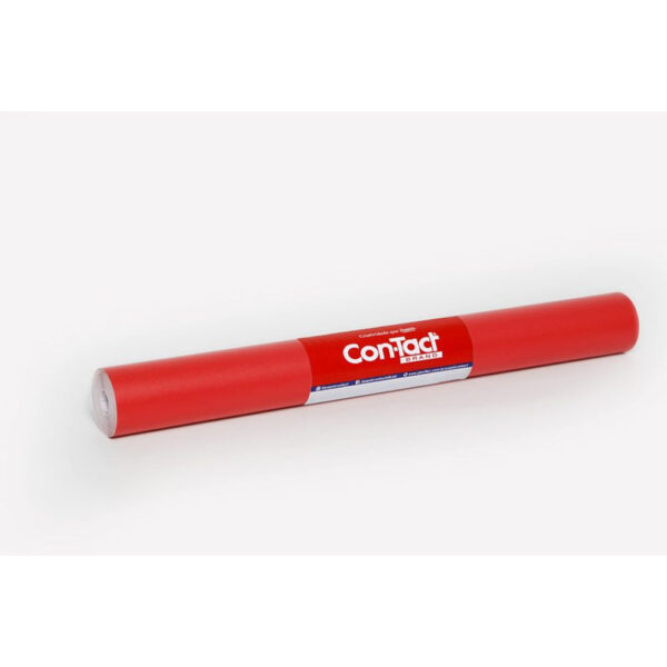 Papel Contact Plastcover 45cm x 10m Fosco Vermelho
