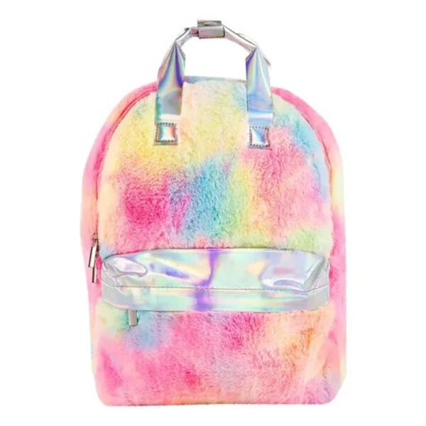 Mochila Plastcover Rainbow Plush Colorida