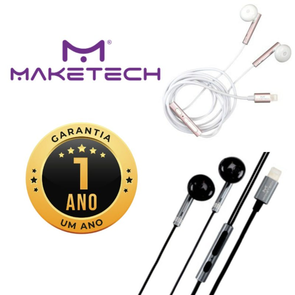 Fone de Ouvido Maketech Lightning EPL 052BP