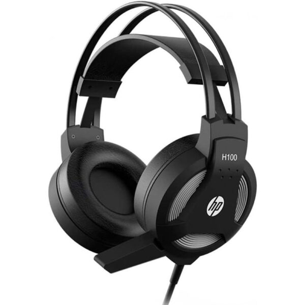 Fone HP Gamer Stereo com Microfone 2x P2 H100 Preto