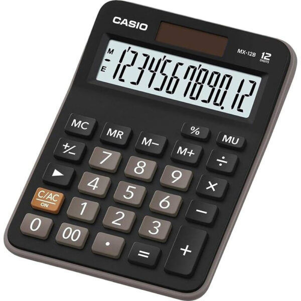 Calculadora de Mesa Casio 12 Dígitos MX 12B W4 DC
