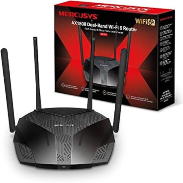 Roteador Mercusys MR70X AX1800 WiFi 6
