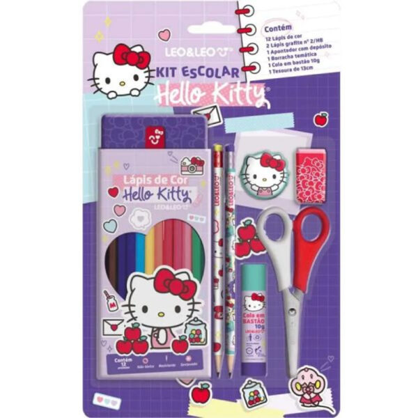 Kit Escolar Leo&Leo Hello Kitty 1123