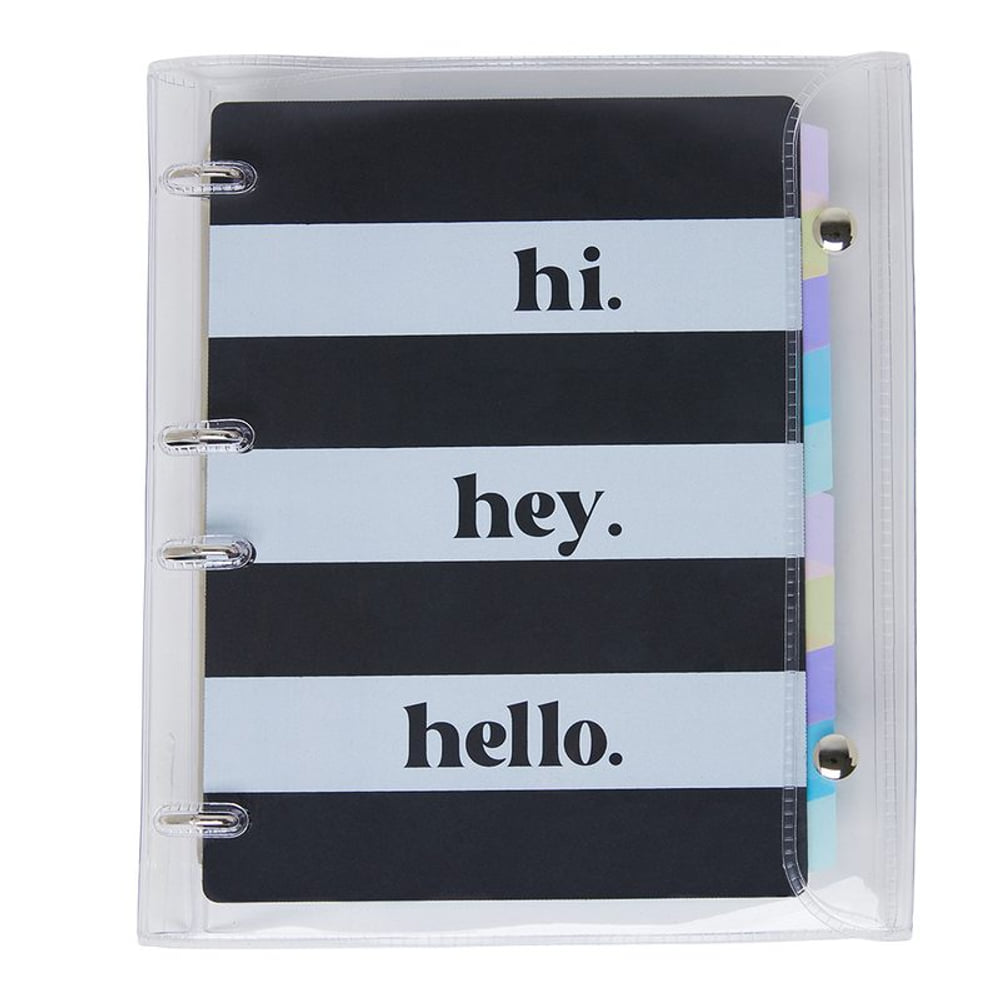 Caderno Polibras Argolado Colegial PVC Preto