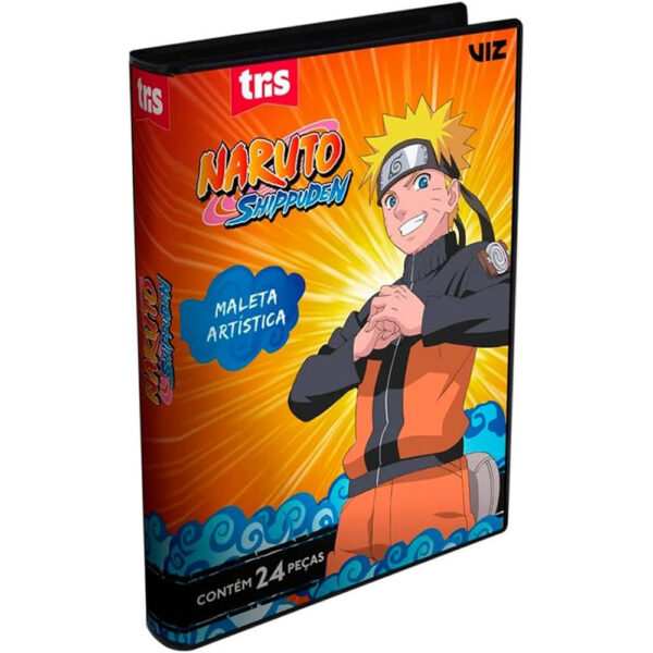 Maleta Tris Artística Naruto 24 Peças